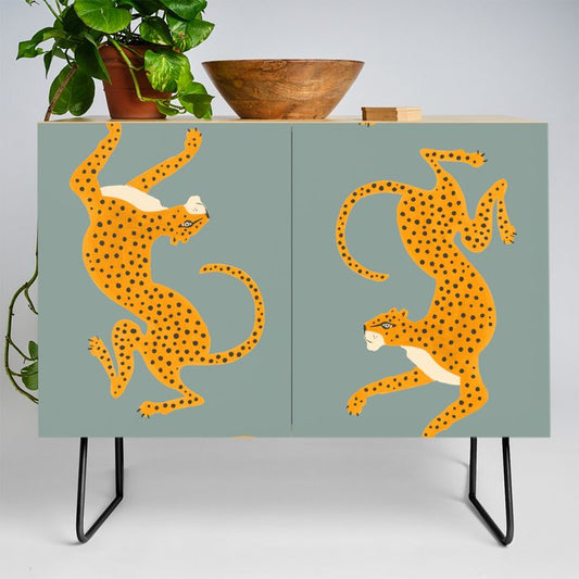 Leopard Race - blue Credenza Gallery Image 2