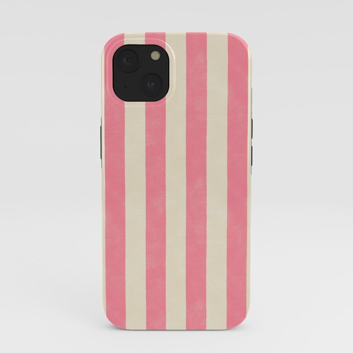 Cabana Stripe - pink & cream iPhone Case Gallery Image 37