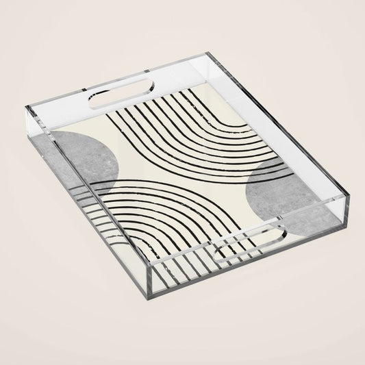 Sun Arch Double - Grey Acrylic Tray Gallery Image 1