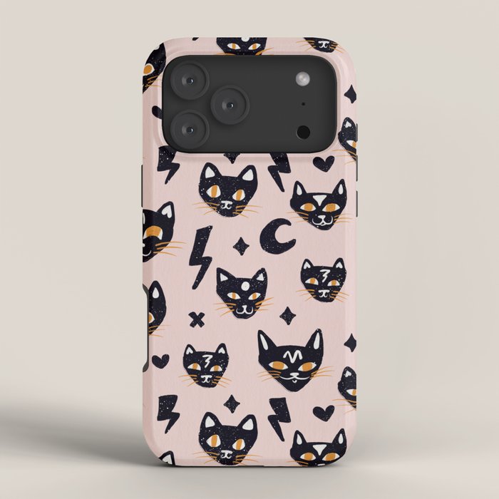 Spooky Kitties â Blush iPhone Case Gallery Image 4