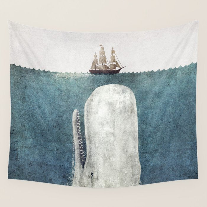 The White Whale Wall Tapestry Gallery Image 1