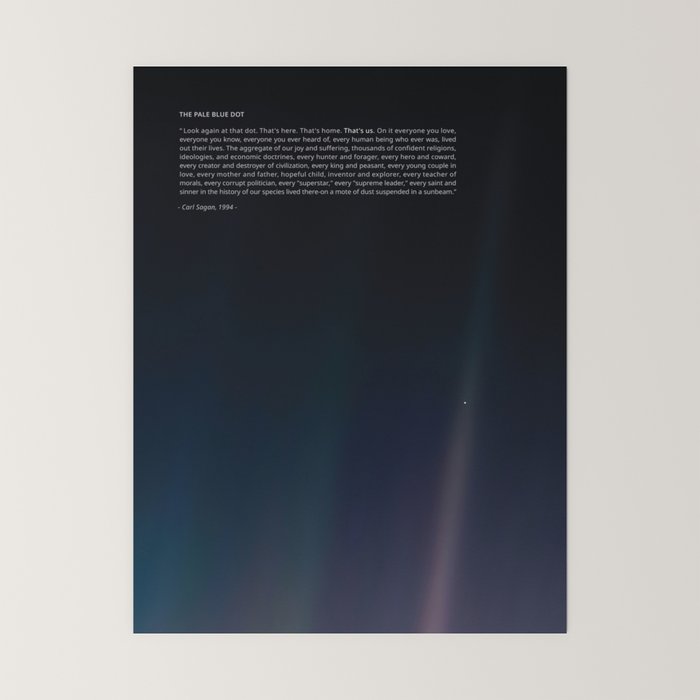 The Pale Blue Dot Mini Art Print Gallery Image 6
