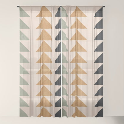 Minimal Geometric 32 Window Curtain Gallery Image 18