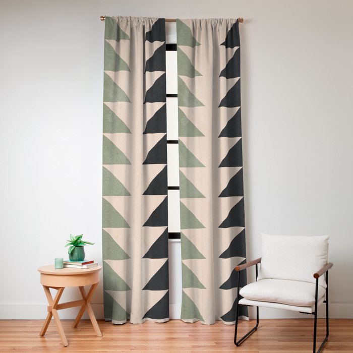 Minimal Geometric 32 Window Curtain Gallery Image 4