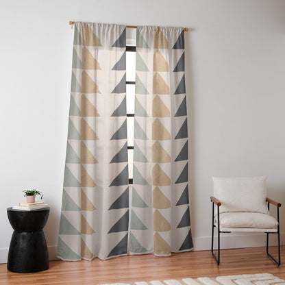 Minimal Geometric 32 Window Curtain Gallery Image 10