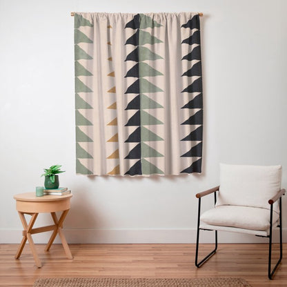 Minimal Geometric 32 Window Curtain Gallery Image 7