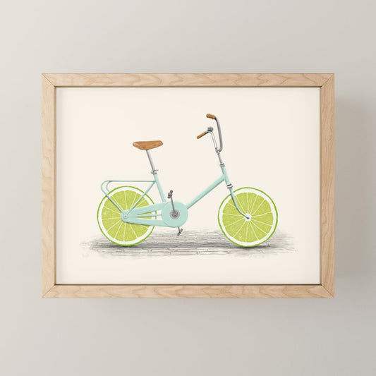 Acid (Blue) Mini Art Print Gallery Image 1