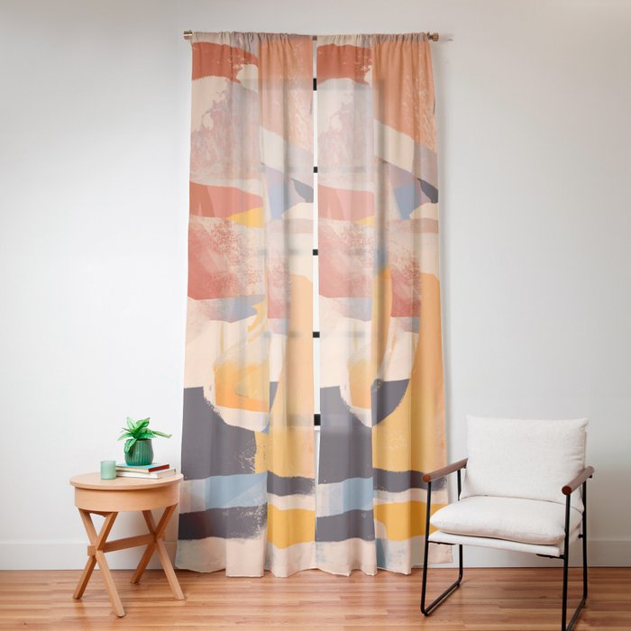 Modern Abstract Art 103 Window Curtain Gallery Image 16