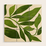 The Wanderer - House Plant Illustration Wood Wall Art Gallery Image 1