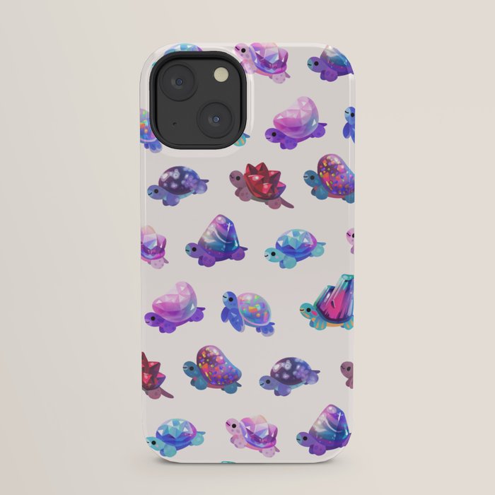 Jewel turtle - pastel iPhone Case Gallery Image 29