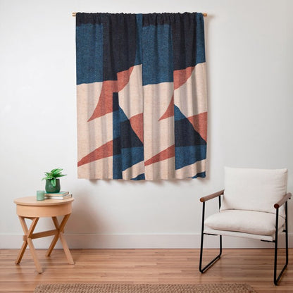 ABSTRACT ALPHABET / Gothic E Window Curtain Gallery Image 3