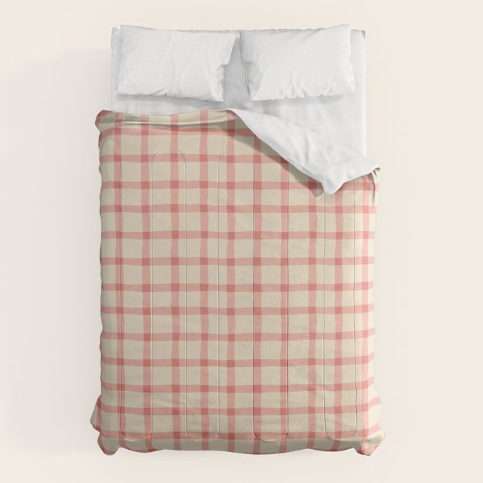 Strawberry Gingham Pattern Comforter Gallery Image 6