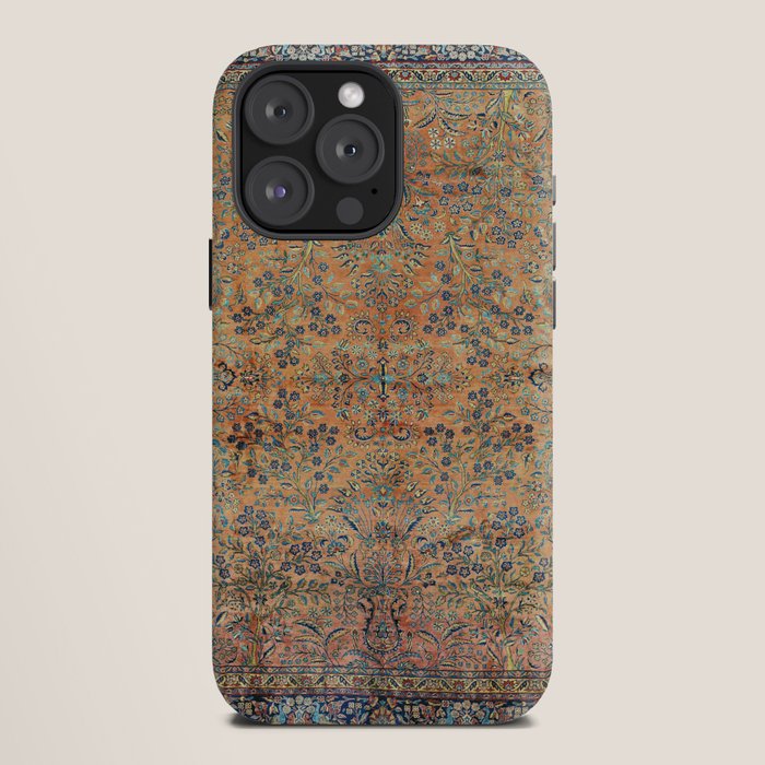Kashan Floral Persian Carpet Print iPhone Case Gallery Image 12