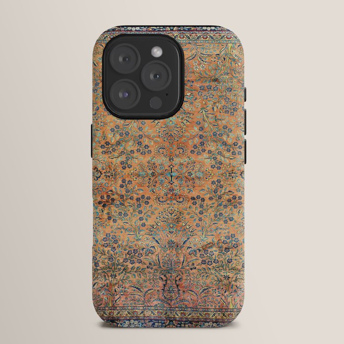 Kashan Floral Persian Carpet Print iPhone Case Gallery Image 15