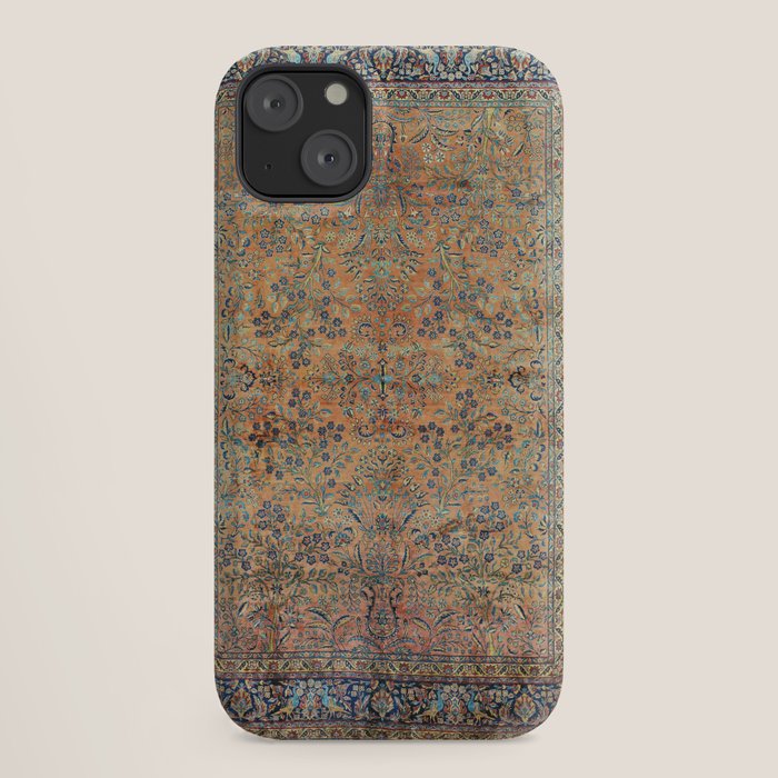 Kashan Floral Persian Carpet Print iPhone Case Gallery Image 18