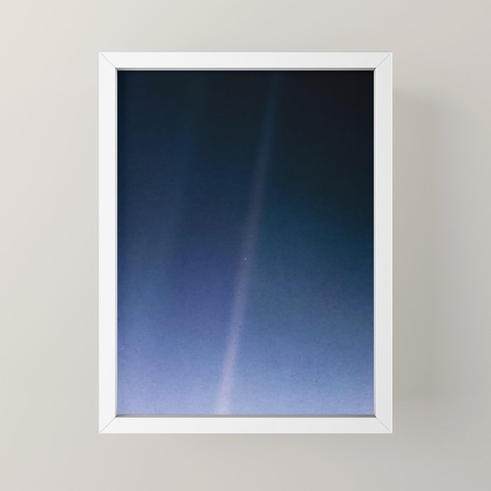 Pale Blue Dot â Voyager 1 (2020 revision) Mini Art Print Gallery Image 4