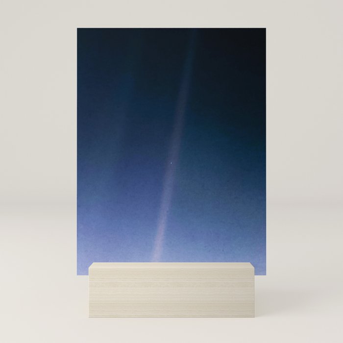 Pale Blue Dot â Voyager 1 (2020 revision) Mini Art Print Gallery Image 5