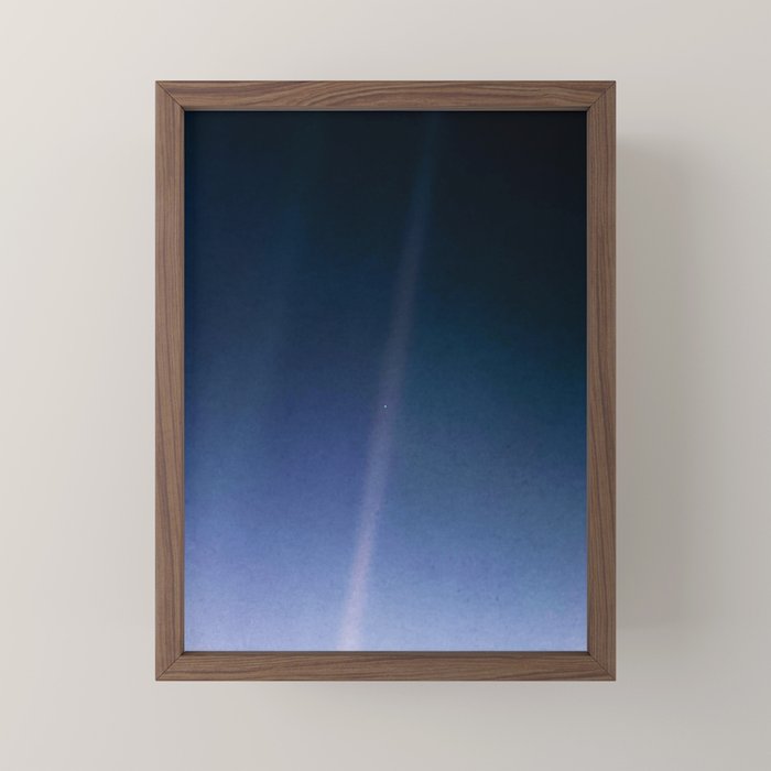 Pale Blue Dot â Voyager 1 (2020 revision) Mini Art Print Gallery Image 2