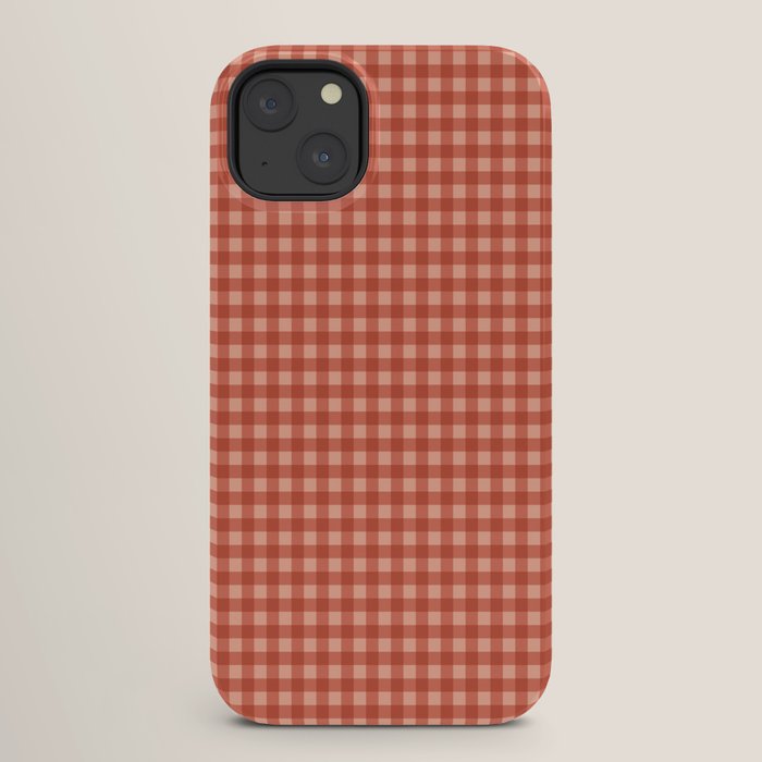 Gingham Plaid Pattern - Strawberry Red iPhone Case Gallery Image 26