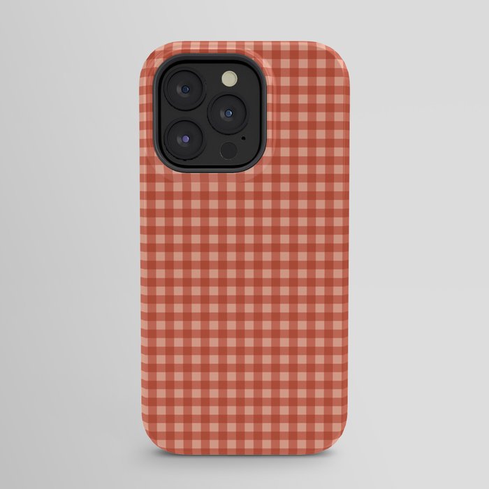 Gingham Plaid Pattern - Strawberry Red iPhone Case Gallery Image 23