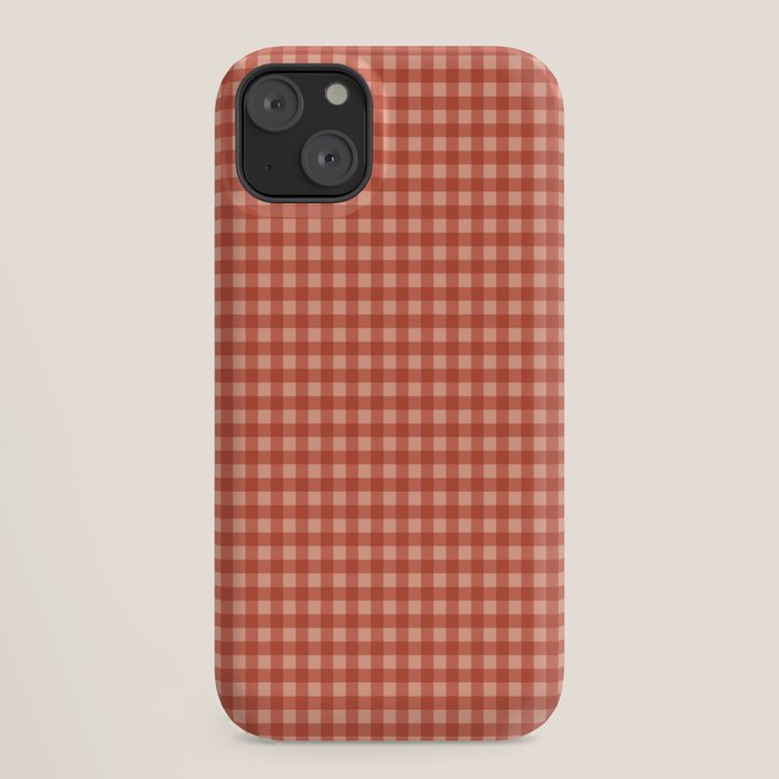 Gingham Plaid Pattern - Strawberry Red iPhone Case Gallery Image 18