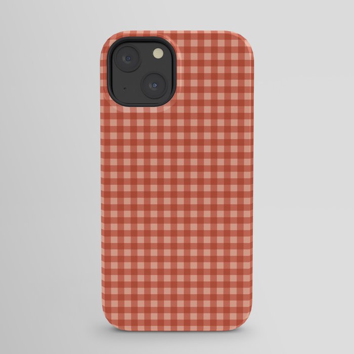 Gingham Plaid Pattern - Strawberry Red iPhone Case Gallery Image 21