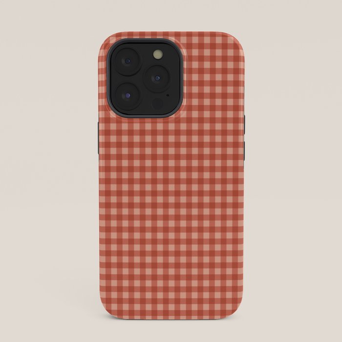 Gingham Plaid Pattern - Strawberry Red iPhone Case Gallery Image 35