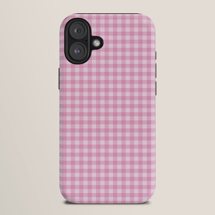 Gingham Plaid Pattern - Pastel Pink iPhone Case Gallery Image 10