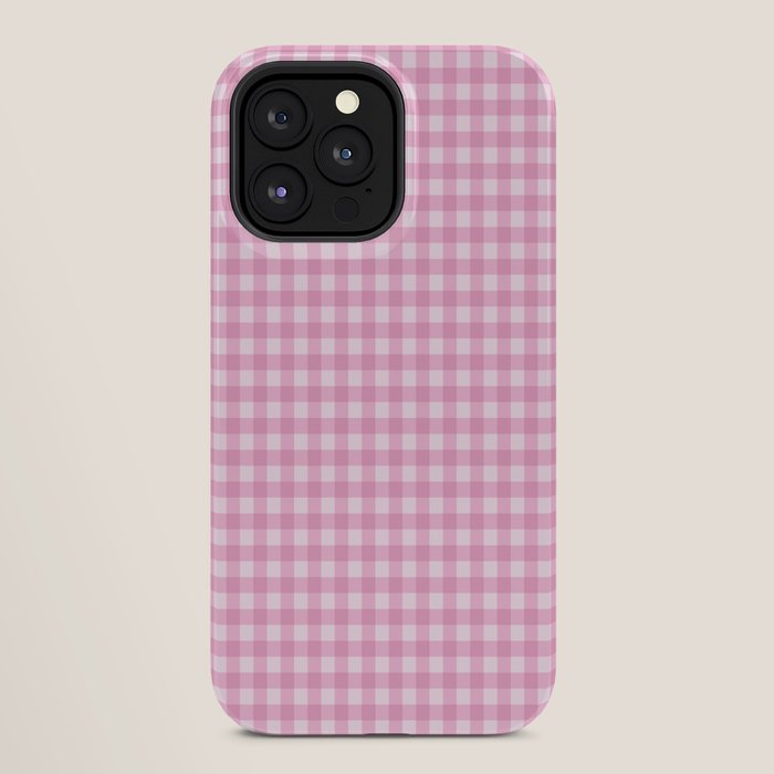 Gingham Plaid Pattern - Pastel Pink iPhone Case Gallery Image 28
