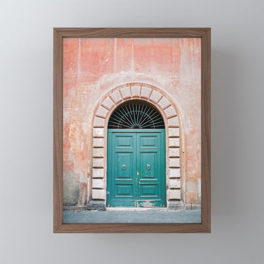 Rome Trastevere Door | Italy Travel Photography Mini Art Print Gallery Image 2