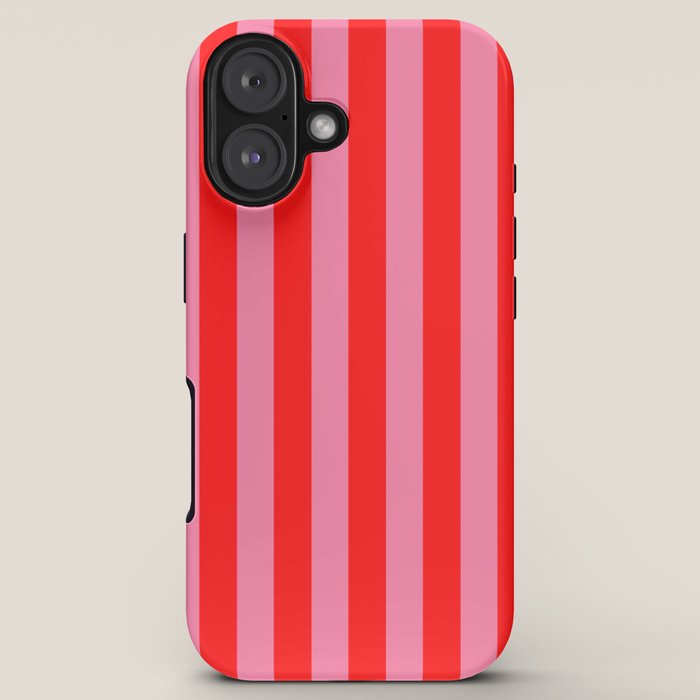 bougie pink red stripe iPhone Case Gallery Image 5