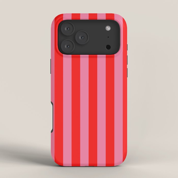 bougie pink red stripe iPhone Case Gallery Image 4