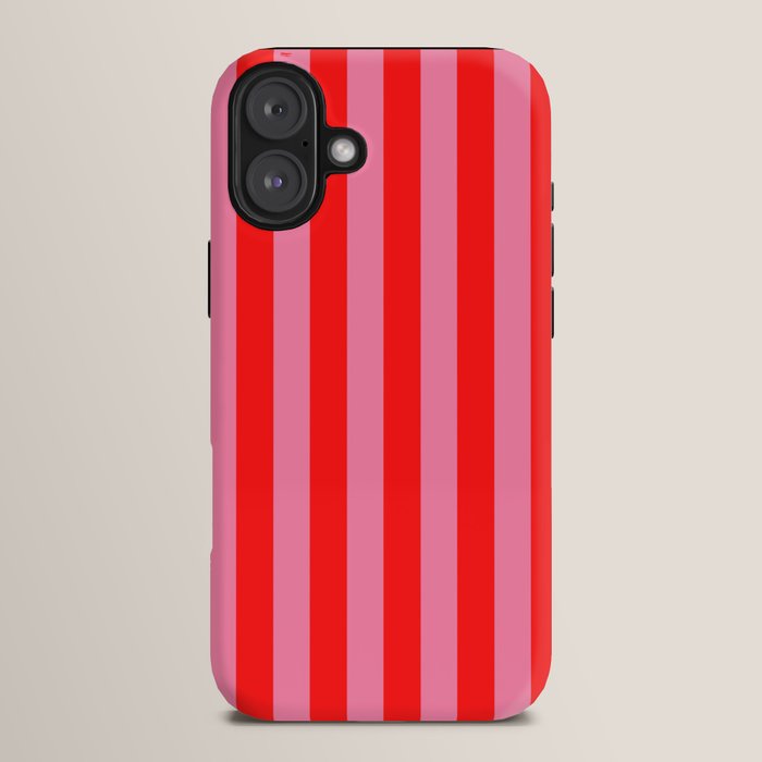 bougie pink red stripe iPhone Case Gallery Image 14