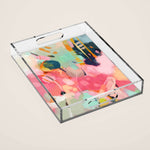 spring moon earth garden Acrylic Tray Gallery Image 1
