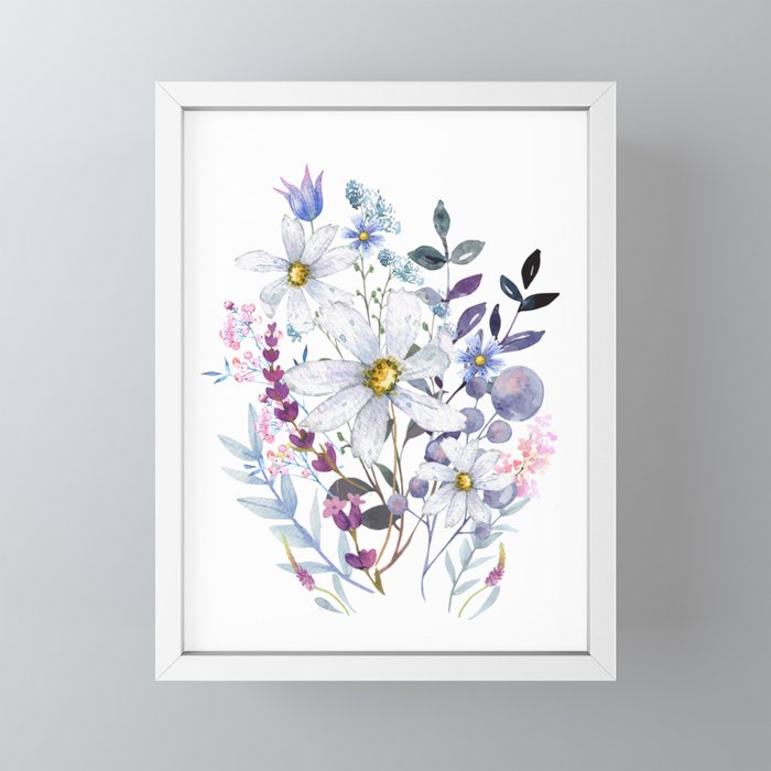 Wildflowers V Mini Art Print Gallery Image 4