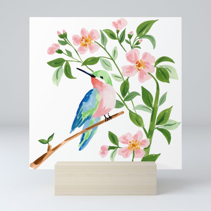 Hummingbird Mini Art Print Gallery Image 5