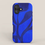 Abstract botanical- blue garden iPhone Case Gallery Image 1