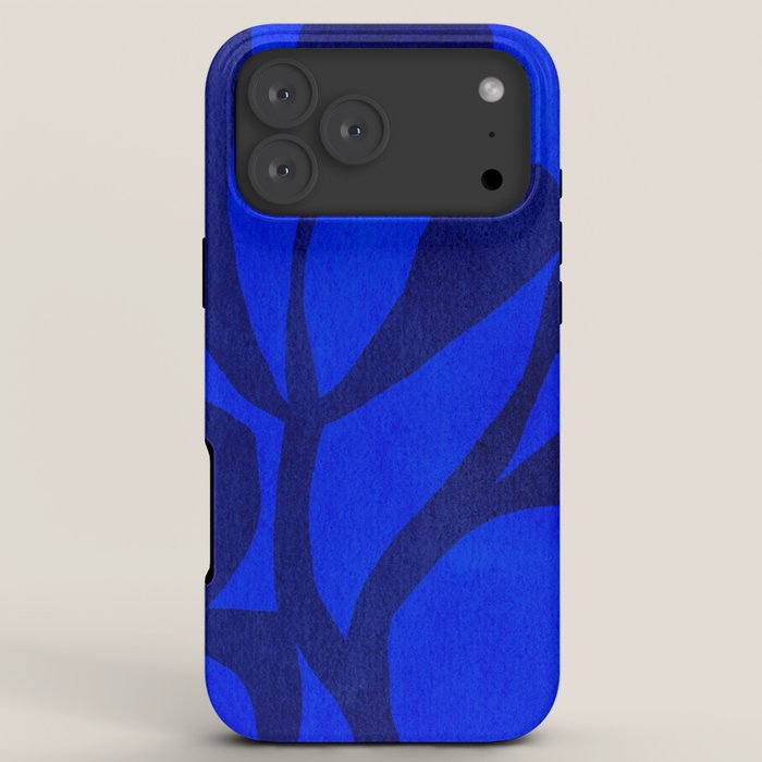 Abstract botanical- blue garden iPhone Case Gallery Image 8