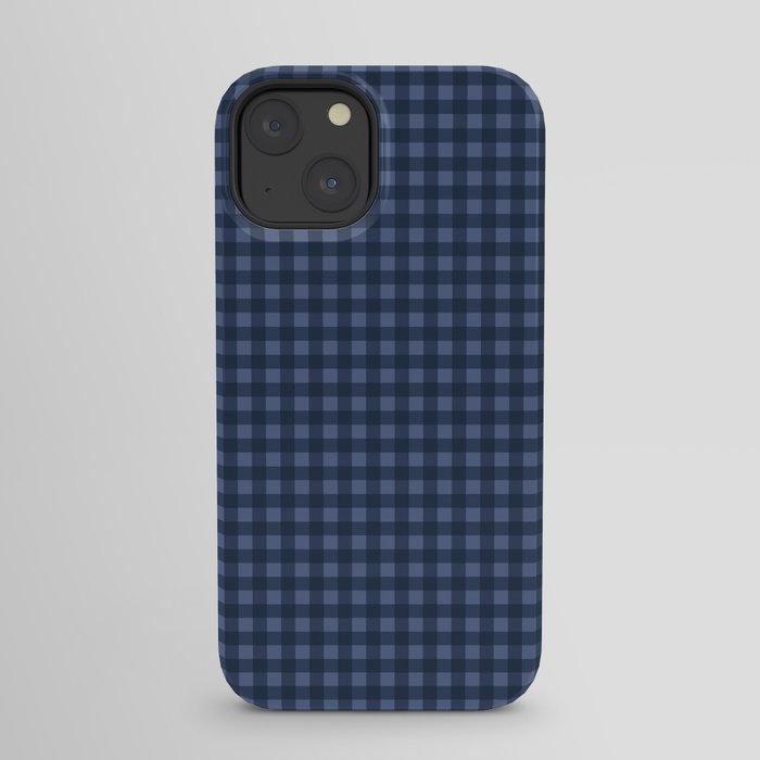 Gingham Plaid Pattern - Navy Blue iPhone Case Gallery Image 21