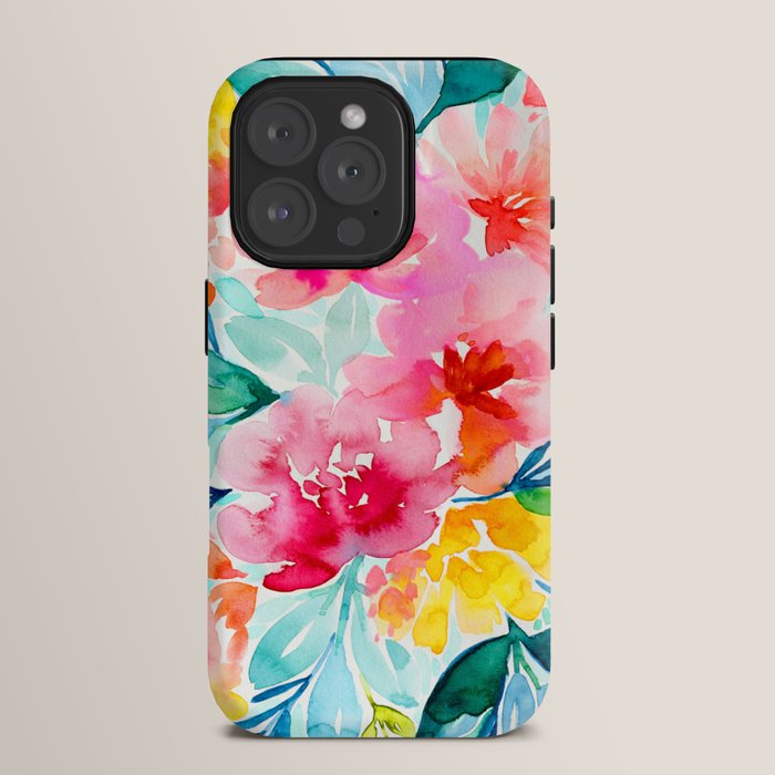 Neon Floral iPhone Case Gallery Image 15