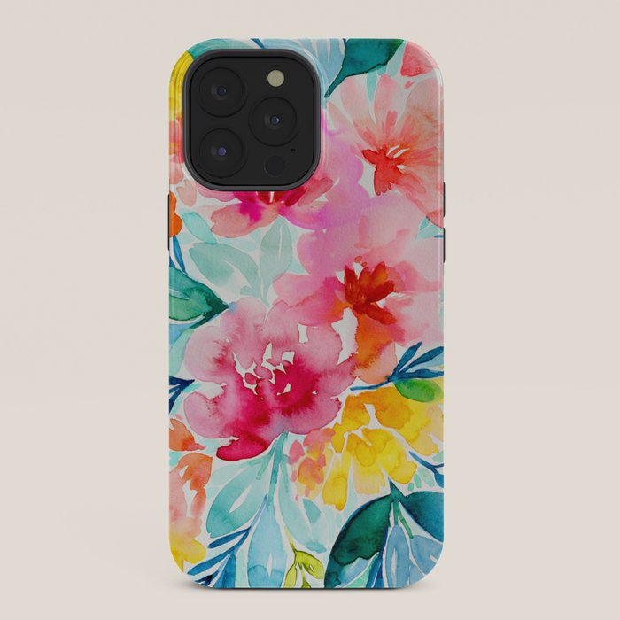 Neon Floral iPhone Case Gallery Image 36