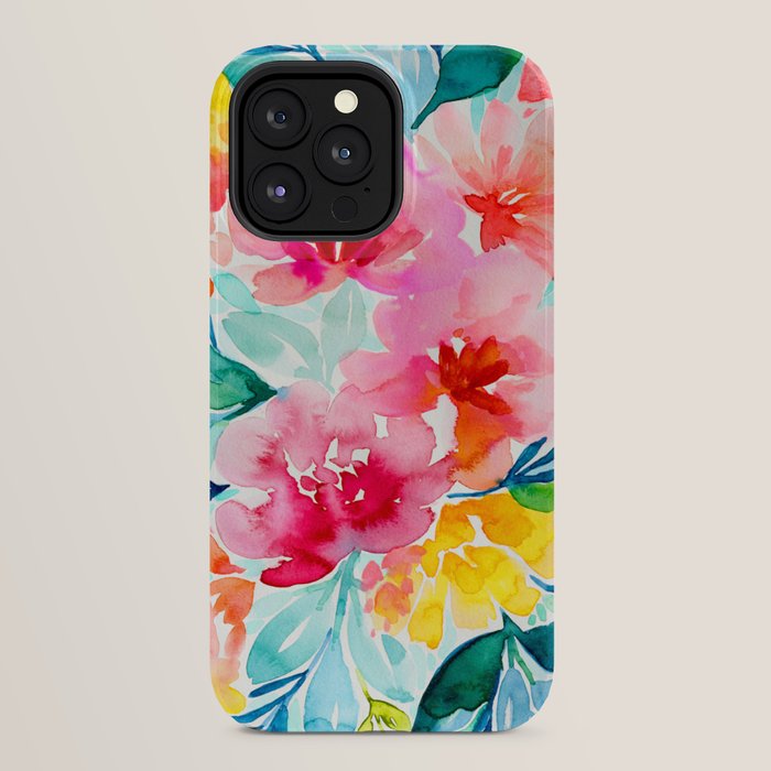 Neon Floral iPhone Case Gallery Image 24