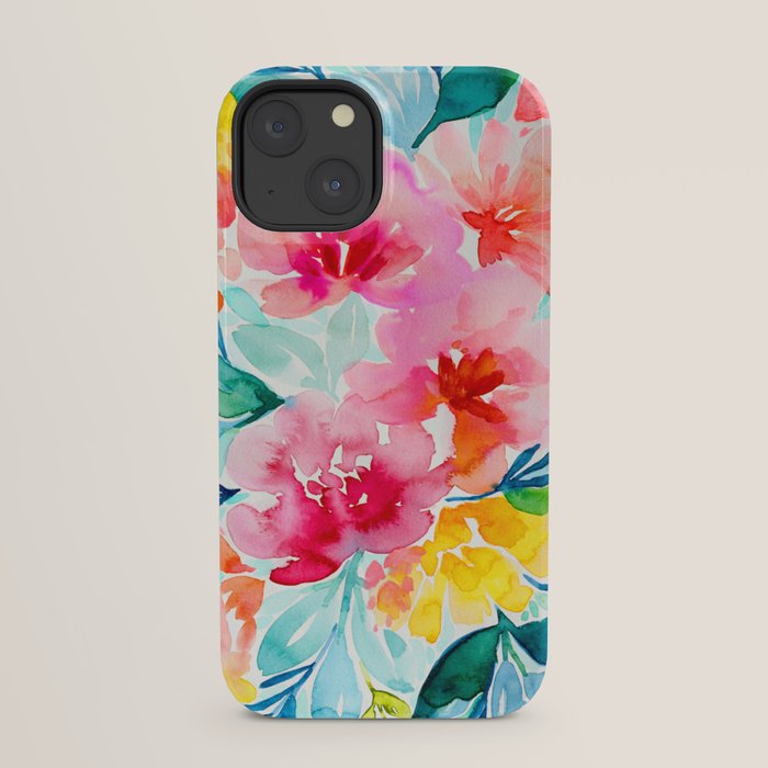 Neon Floral iPhone Case Gallery Image 29