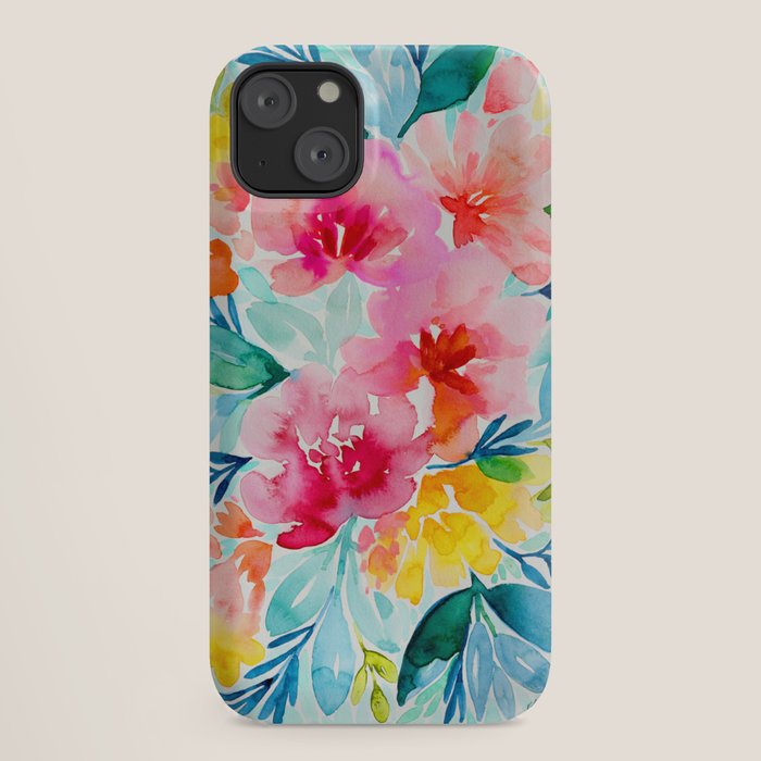 Neon Floral iPhone Case Gallery Image 18