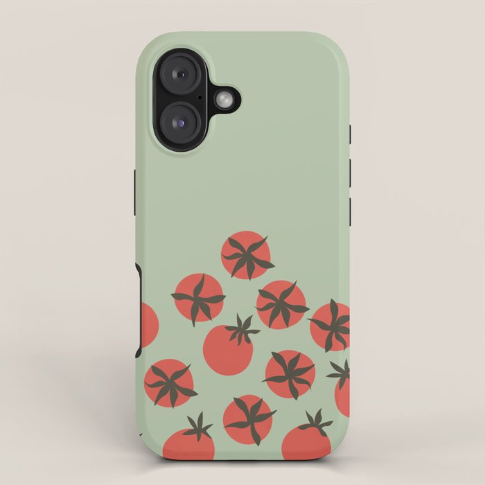 Tomato Print iPhone Case Gallery Image 1