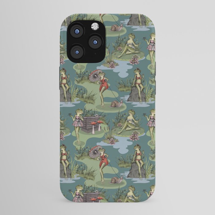 Vintage Pin-Up Girl Frogs iPhone Case Gallery Image 43