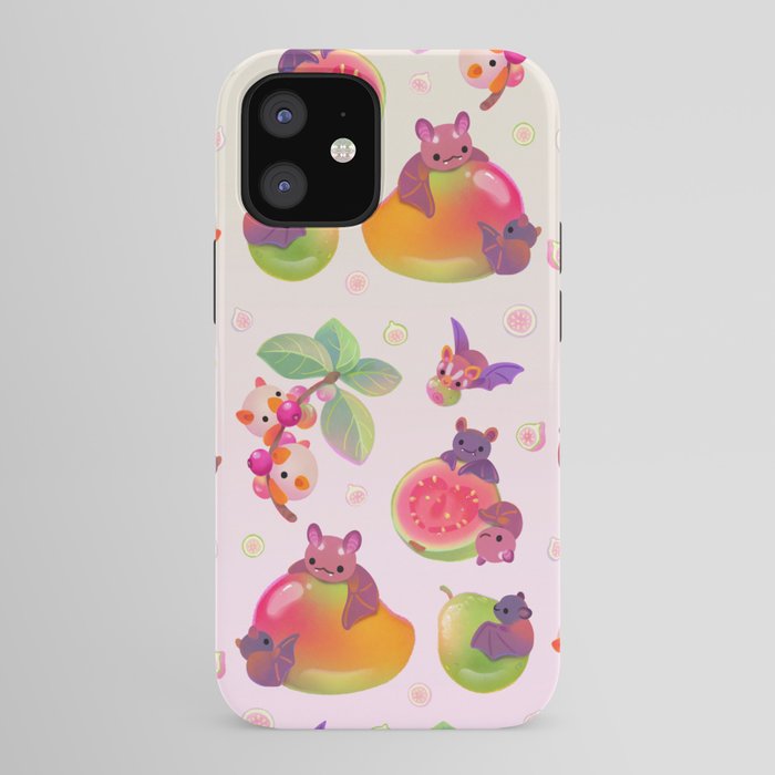 Fruit and bat - pastel iPhone Case Gallery Image 41