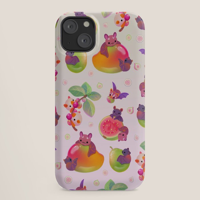 Fruit and bat - pastel iPhone Case Gallery Image 18