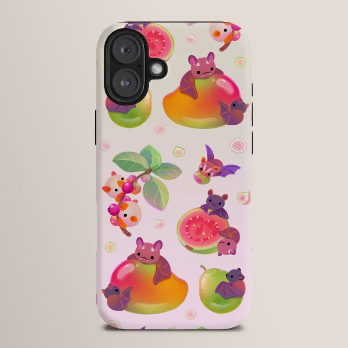 Fruit and bat - pastel iPhone Case Gallery Image 14