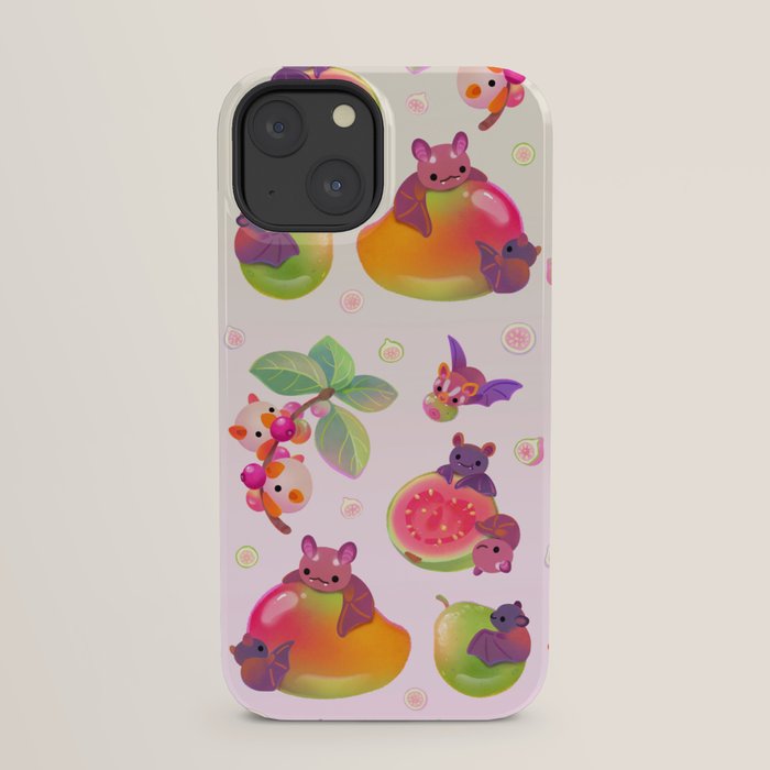 Fruit and bat - pastel iPhone Case Gallery Image 21